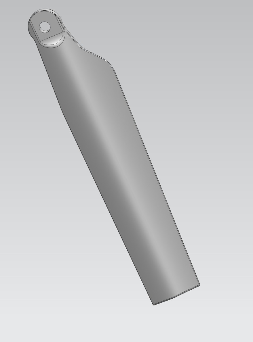 3D CAD model of the component from the end, showing the boss and bore
